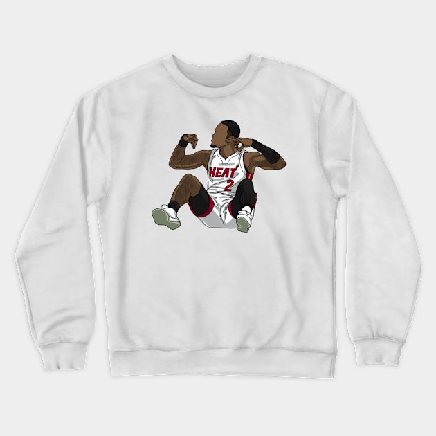 Terry Rozier 3 Point Celebration Crewneck Sweatshirt by Luna Illustration